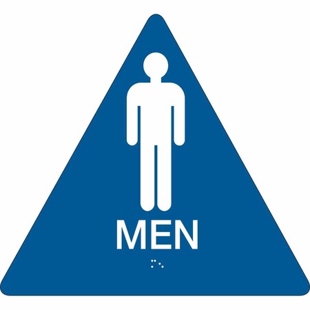 Brady Men, 11" W x 10" H, Triangle, Plastic, 106179 106179